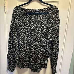 Chaps EUC XXL Blouse with Flowers
